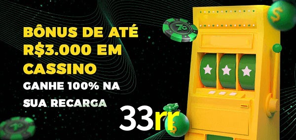 33rr melhor bônus de depósito